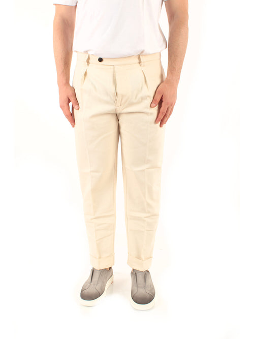 Berwich CHIAIA pantalone da uomo ecru