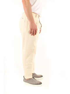 Berwich CHIAIA pantalone da uomo ecru