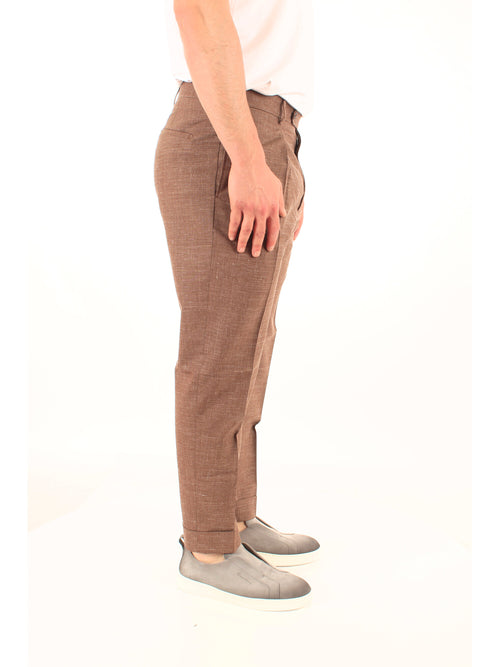 Berwich CHIAIA pantalone da uomo tobacco