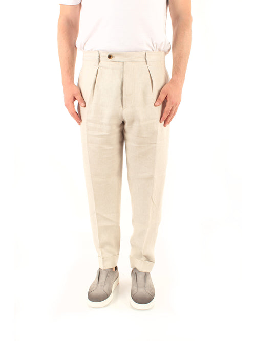 Berwich CHIAIA pantalone da uomo light beige