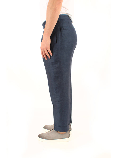 Berwich CHIAIA pantalone da uomo navy