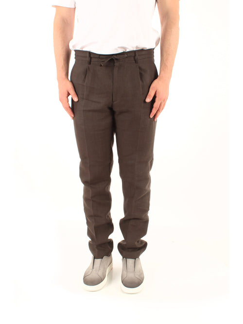 Berwich CHIAIA pantalone da uomo dark brown