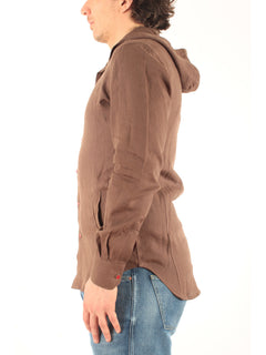 Kiton Camicia Casual da uomo marrone
