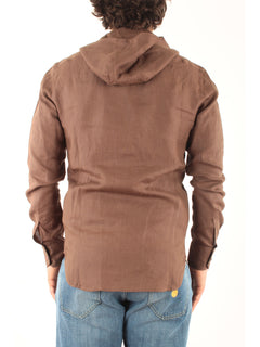 Kiton Camicia Casual da uomo marrone