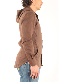 Kiton Camicia Casual da uomo marrone