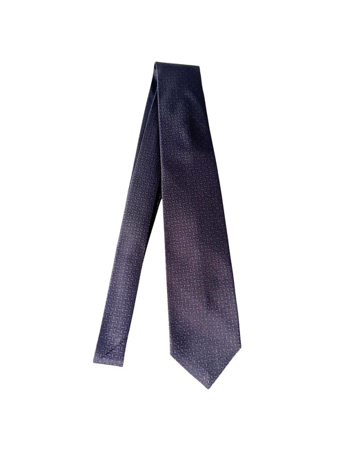 Barba cravatta 7 pieghe da uomo blu