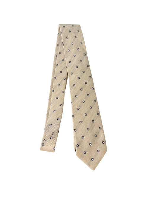 Barba cravatta 7 pieghe da uomo sabbia