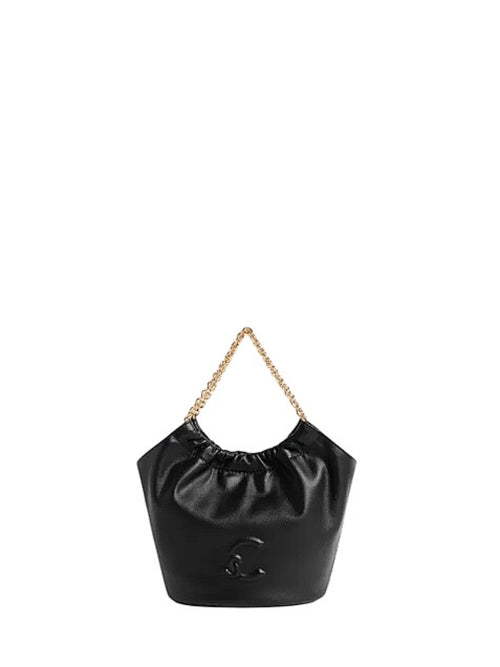 Coccinelle smash mini borsa in pelle noir da donna