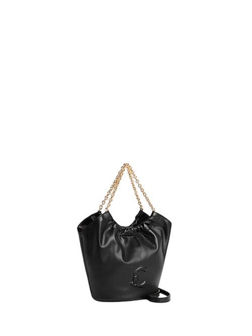 Coccinelle smash mini borsa in pelle noir da donna