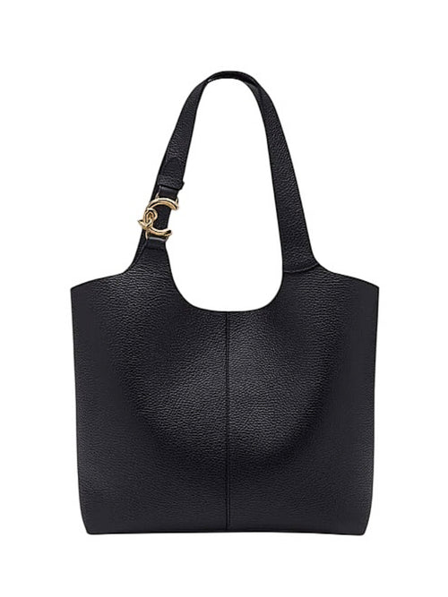 Coccinelle c-easy large borsa da donna in pelle noir