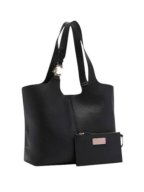 Coccinelle c-easy large borsa da donna in pelle noir