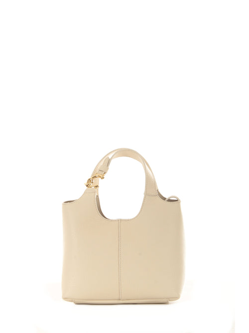 Coccinelle c-easy small borsa in pelle pearl