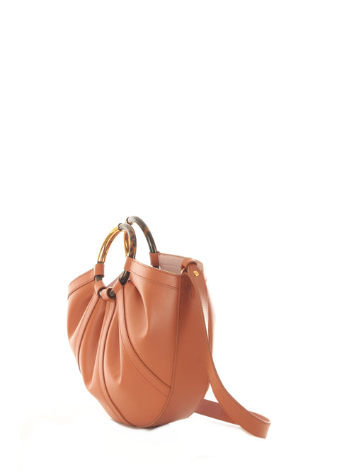 Coccinelle Shell bag in pelle crab da donna
