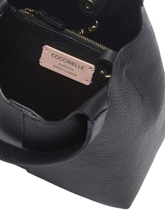 Coccinelle c-easy small borsa in pelle noir