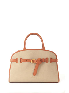 Coccinelle sabine large borsa in pelle natural crab