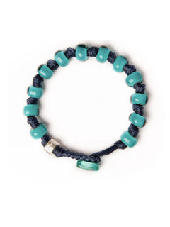Aua bracciale vetro turchese/blu unisex,PORTO AZZURRO