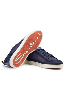 Santoni Sneaker Off-duty in nabuk da uomo blu