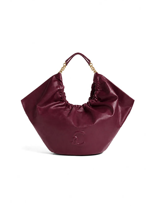 Coccinelle borsa Smash large in pelle berry da donna