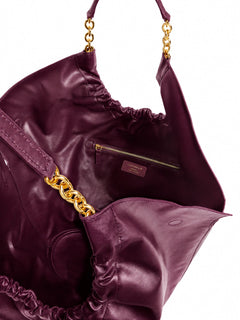 Coccinelle borsa Smash large in pelle berry da donna