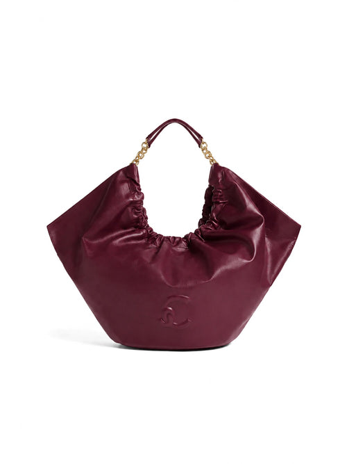 Coccinelle borsa Smash large in pelle berry da donna