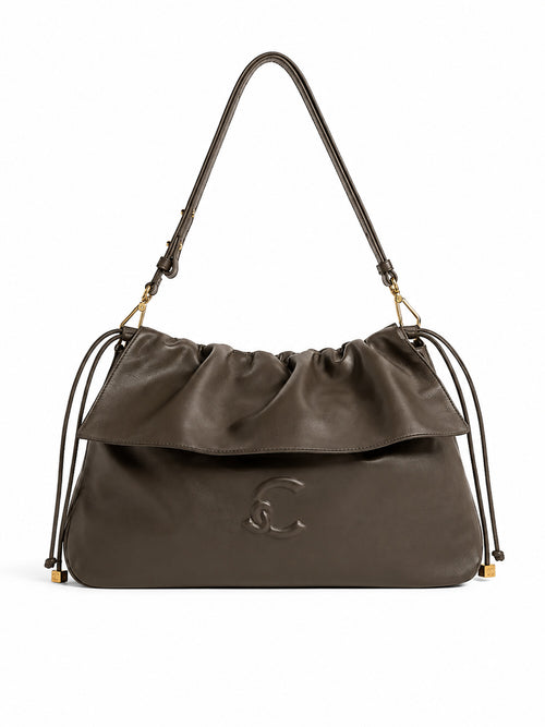 Coccinelle Lidia small da donna fango