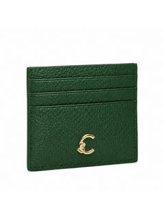 Coccinelle portacarte C-me in pelle da donna garden green
