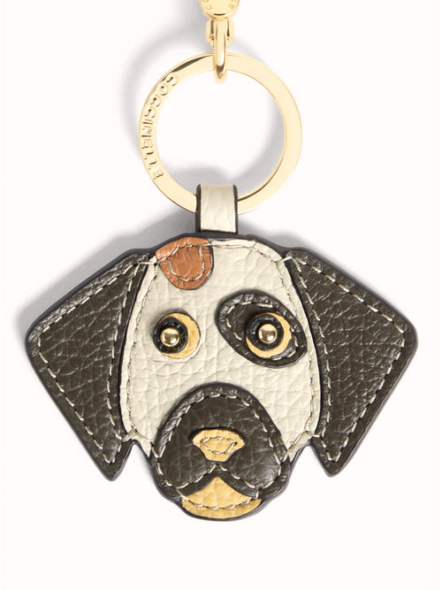 Coccinelle Dog Patch portachiavi da donna multicolor