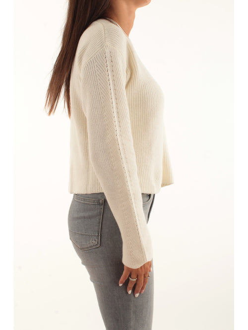 Twinset pull da donna madreperla