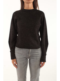Twinset maglia in lurex da donna nero