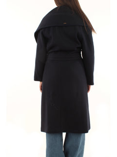 Twinset cappotto lungo da donna classic blue