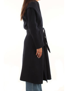 Twinset cappotto lungo da donna classic blue