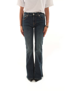 Circus Hotel jeans flare da donna stone wash