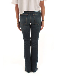 Circus Hotel jeans flare da donna stone wash