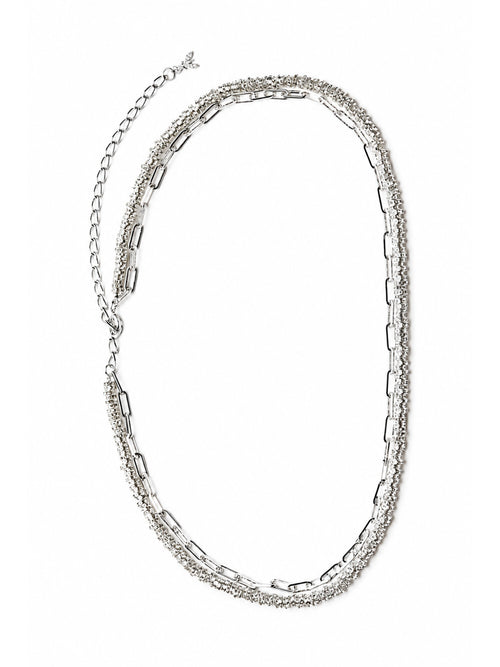Patrizia Pepe cintura a catena Daimond cut da donna crystal strass