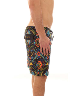 Tooco Beachwear SURFER TAHITI costume mare da surf da uomo multicolore