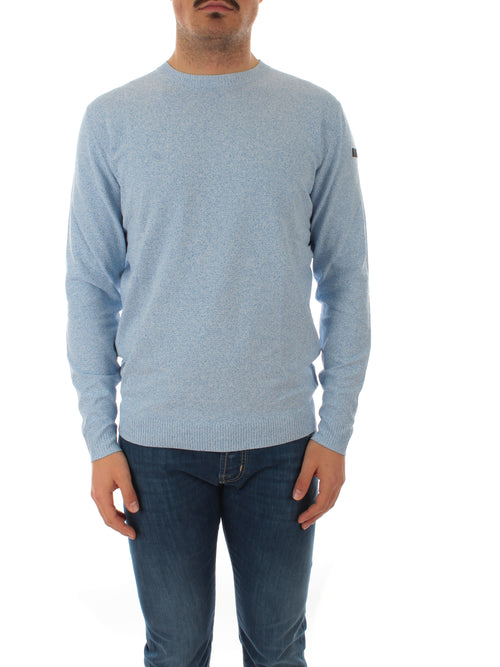 RRD-Roberto Ricci Designs KNIT IKI ROUND maglia da uomo azzurro