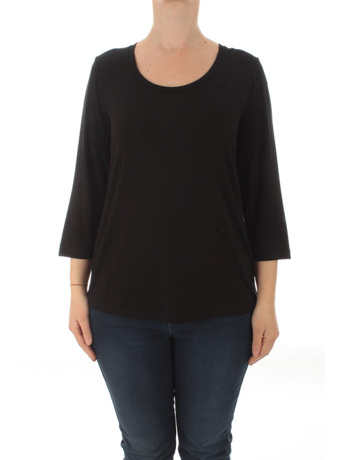 Persona By Marina Rinaldi VANNA T-shirt in jersey da donna nero