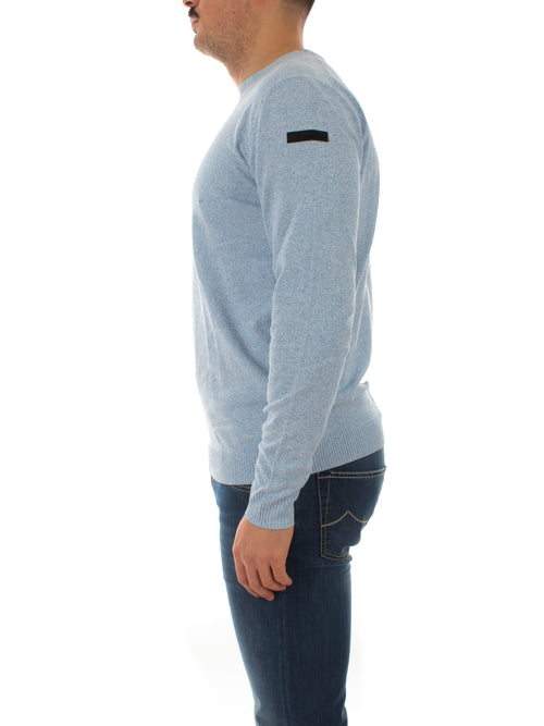 RRD-Roberto Ricci Designs KNIT IKI ROUND maglia da uomo azzurro