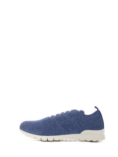 KITON SNEAKERS IN RETE DA UOMO BLUETTE,USSKDOTN008190100