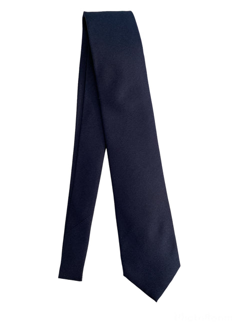 Barba cravatta 7 pieghe da uomo blu navy