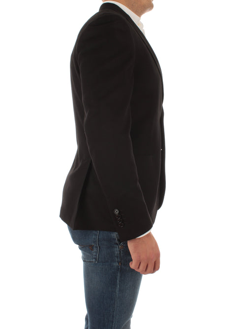 Lardini giacca blazer da uomo nero,IR688AE IRJ59538
