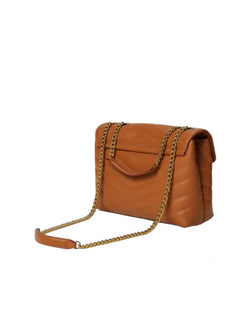 Twinset borsa a tracolla 'Dreamy' media in pelle da donna cuoio