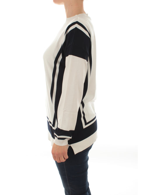 Persona By Marina Rinaldi ADA maglia in viscosa stretch da donna multicolore