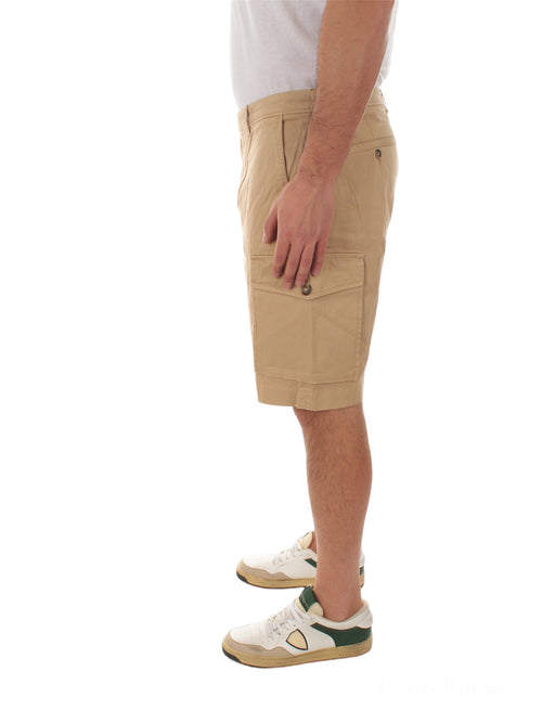 Woolrich pantaloncini cargo tinti in capo da uomo beach sand