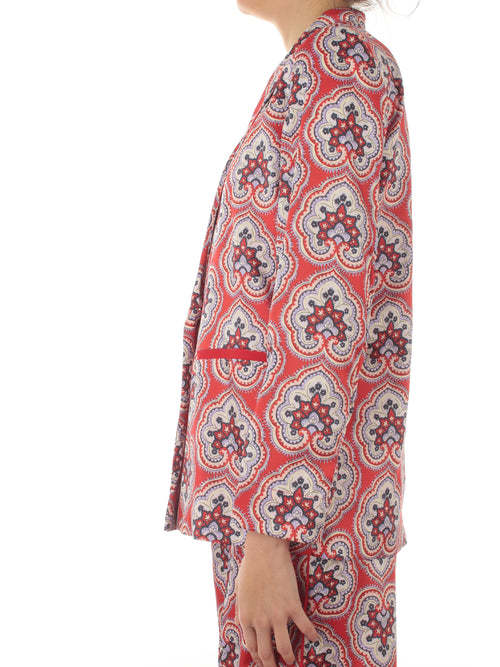 Emme Marella SAMPANG blazer a fantasia da dona rosso