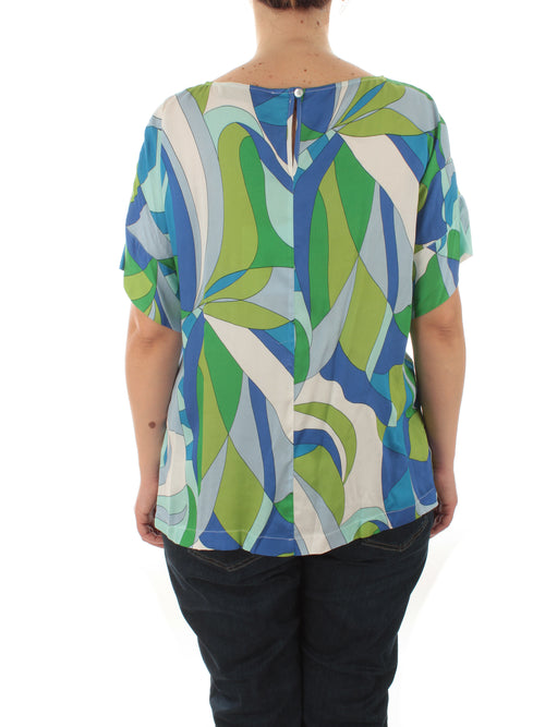 Gaia Life blusa a fantasia da donna turchese