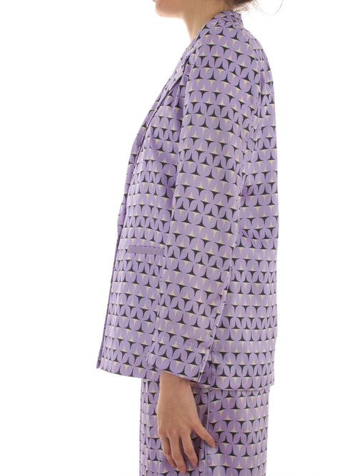 Emme Marella SAMPANG blazer a fantasia da dona lilla