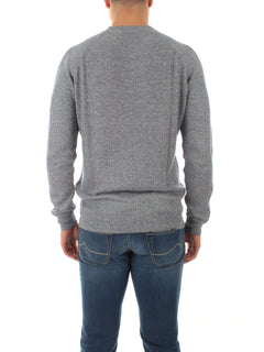 Tagliatore GORAN maglia in misto lino e cotone da uomo blu