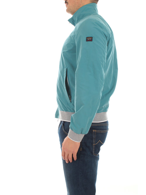 Paul & Shark bomber Save The Sea da uomo turchese