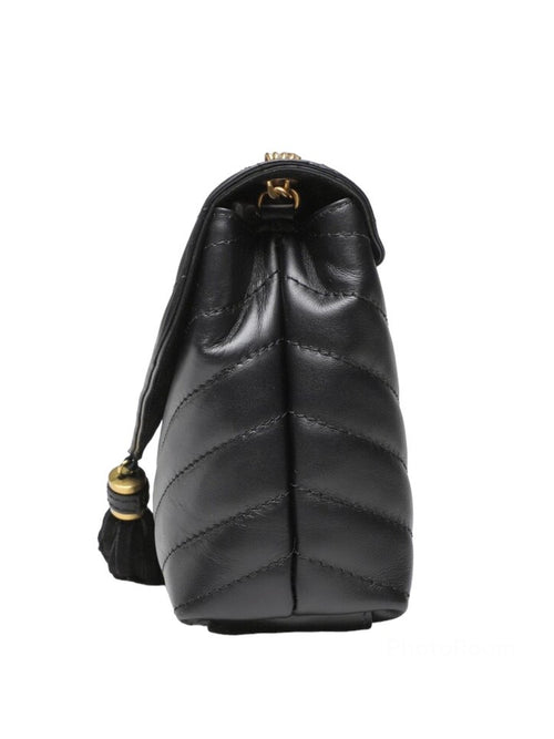 Twinset borsa a tracolla 'Dreamy' grande in pelle da donna nero